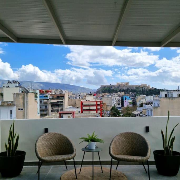 Exquisite Penthouse With Breathtaking Acropolis Panorama View Appartement Athene Buitenkant foto